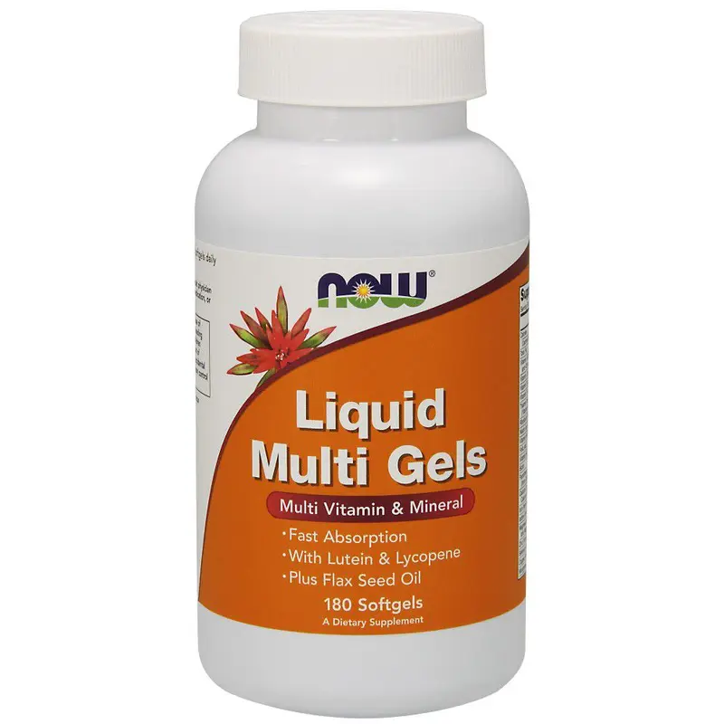 NOW Liquid Multi Gels, Multi Vitamin & Mineral