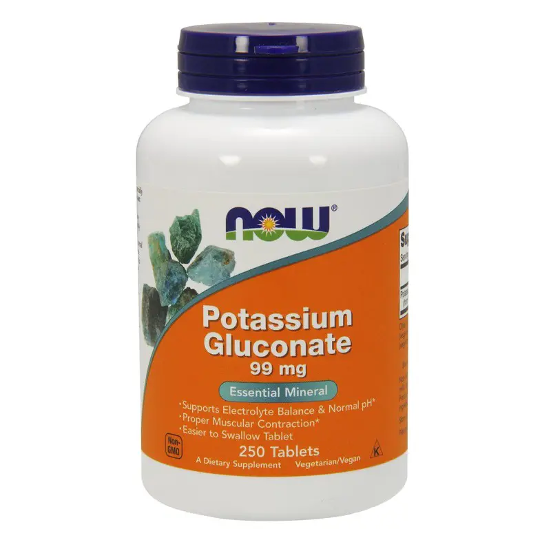 NOW Potassium Gluconate 250 tablets