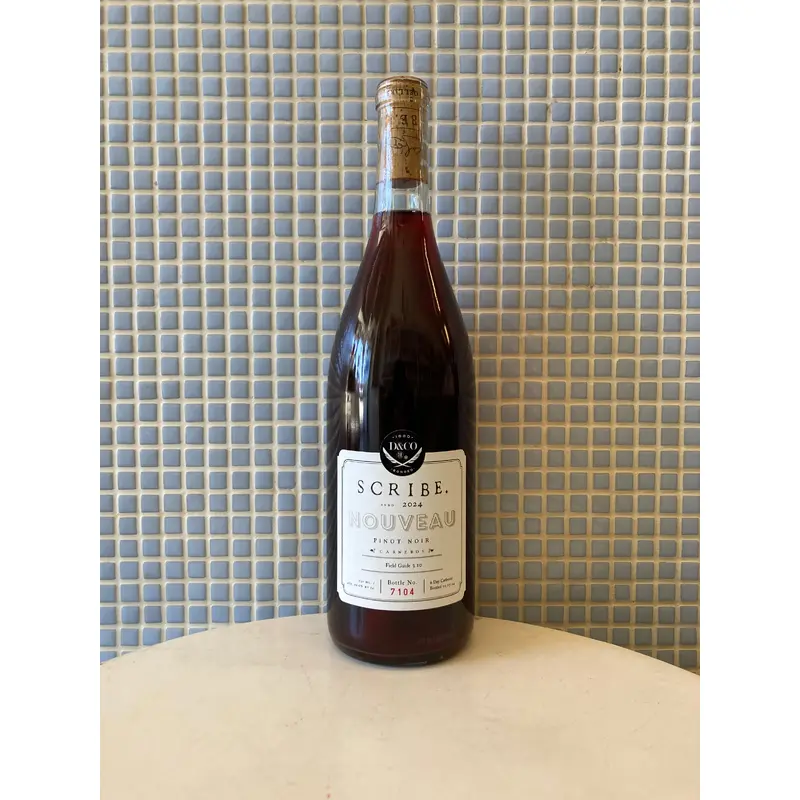 scribe winery pinot noir nouveau wine '24
