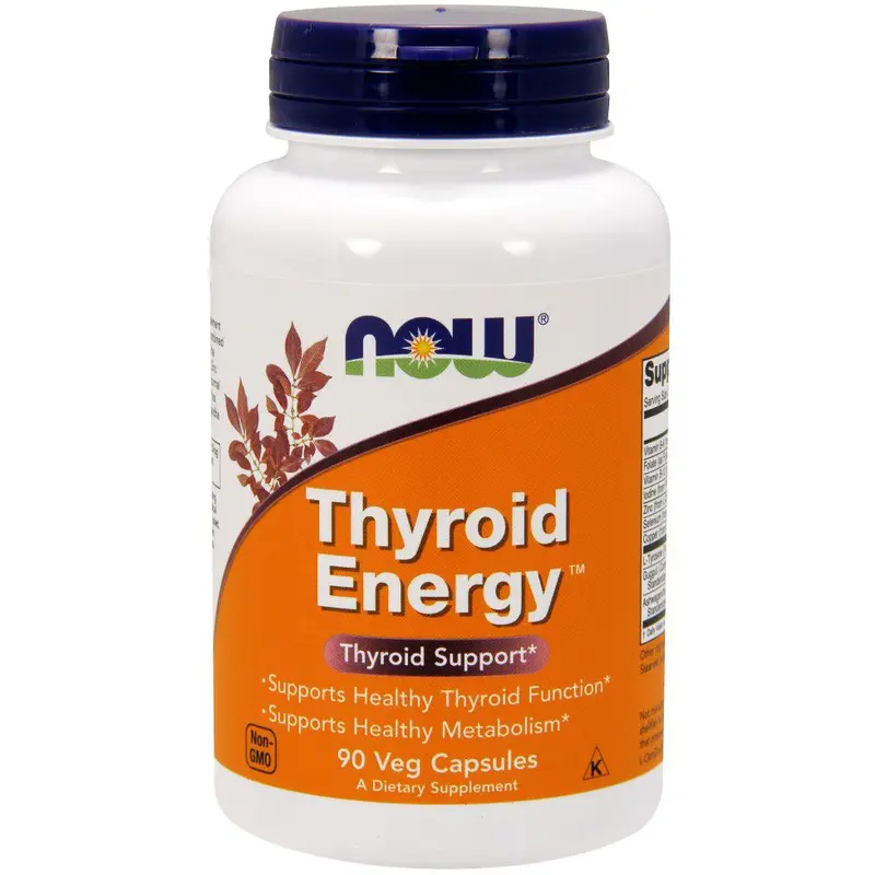 NOW Thyroid Energy 90 veg capsules (CLEARANCE: Best by February 28, 2026)