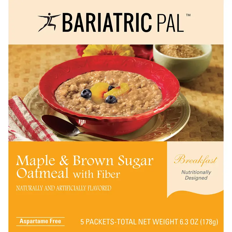 BariatricPal 15g Hot Breakfast - Maple & Brown Sugar Oatmeal (Aspartame Free)