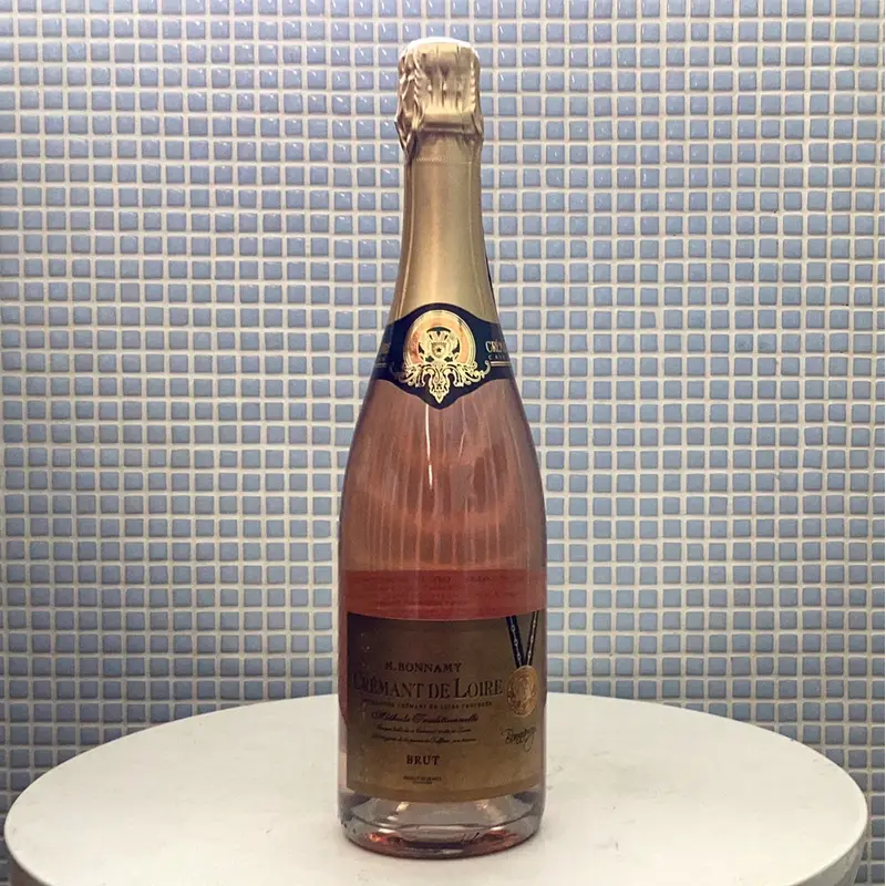 m. bonnamy cremant brut sparkling rose wine