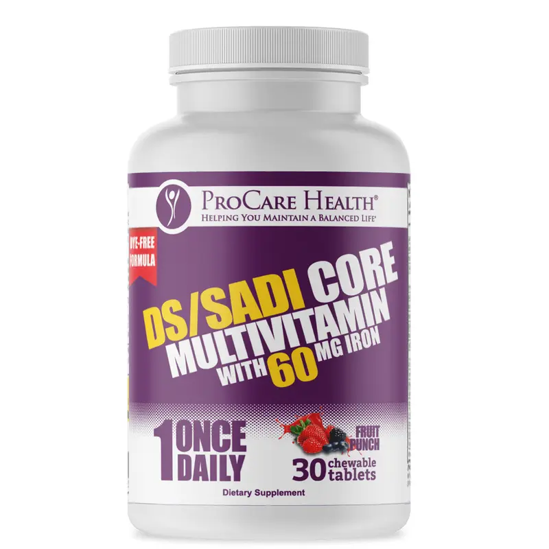 ProCare Health DS/SADI Core Multivitamin Chewable Tablet - with 60mg Iron