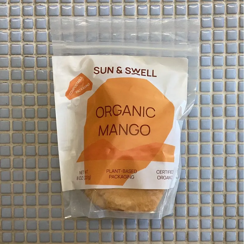 sun & swell dried organic mango