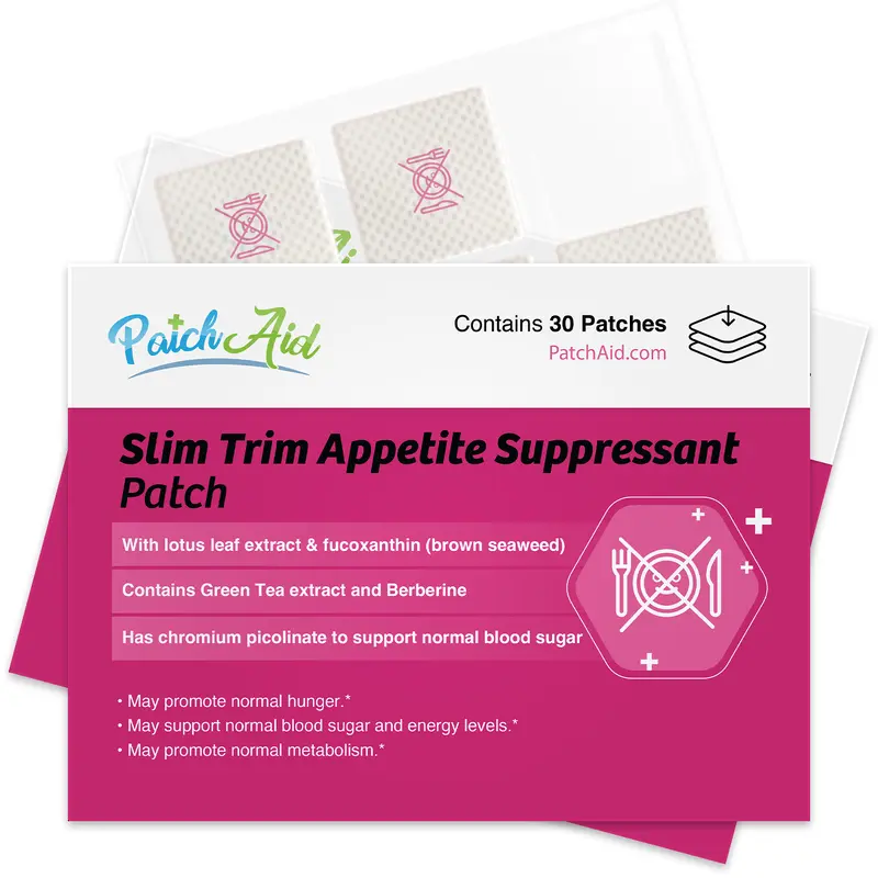 Slim Trim Appetite Suppressant Patch by PatchAid