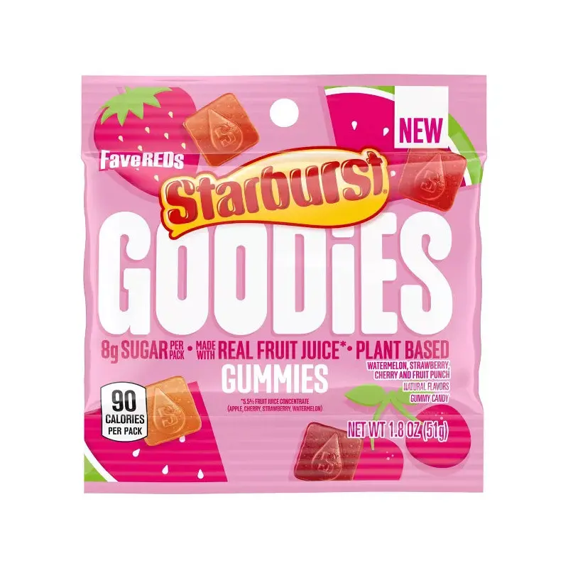 Starburst Goodies Gummies, 1.8 oz