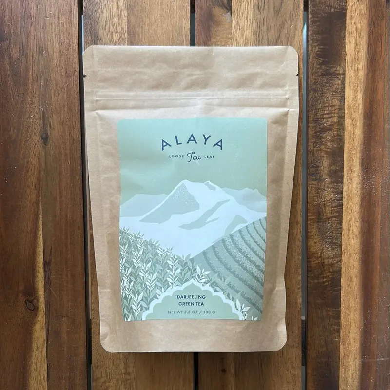 alaya loose tea darjeeling green tea*