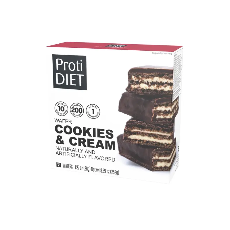 Proti Diet 10g Protein Wafer Bars - Cookies & Cream