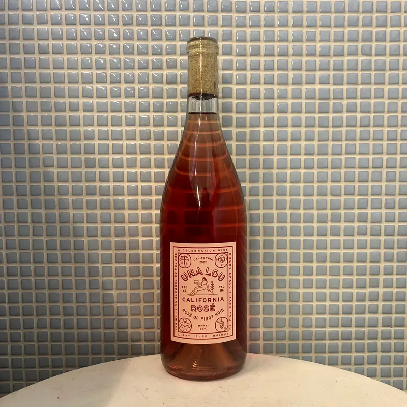 scribe winery una lou rose of pinot noir 2022