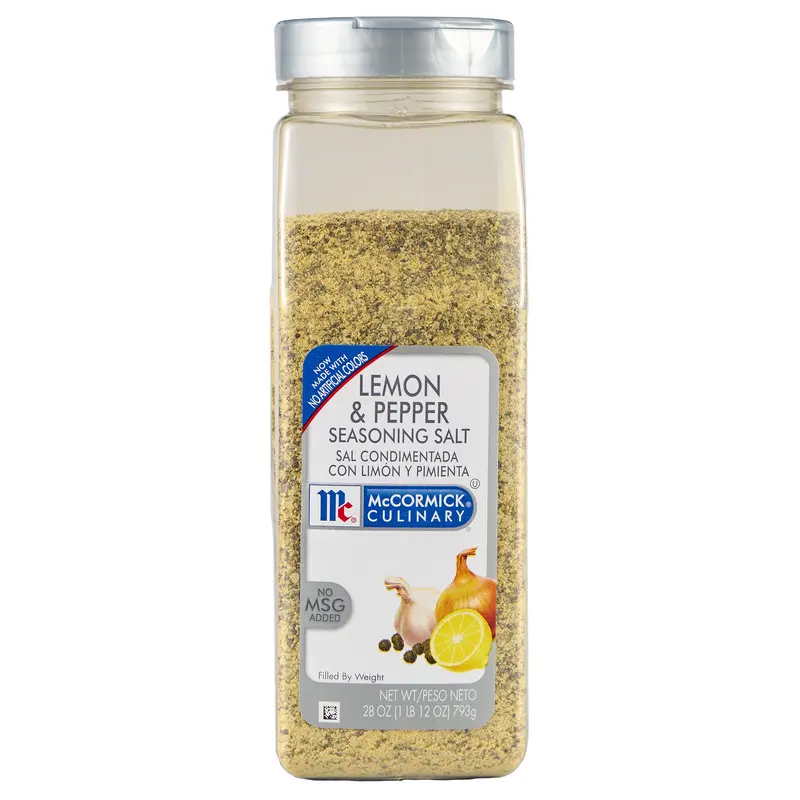 McCormick Culinary Lemon & Pepper Seasoning Salt, 28 oz