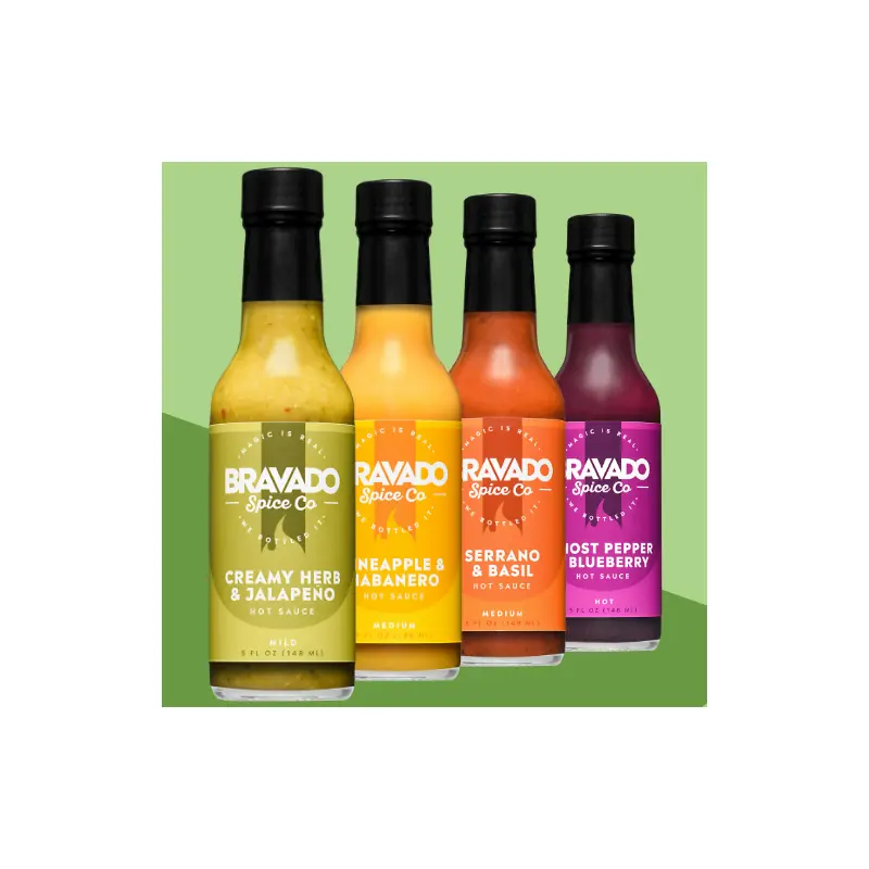 4-PACK HOT SAUCE SET