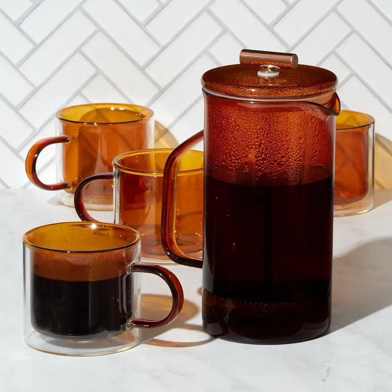 Amber Glass Brewing Gift Set