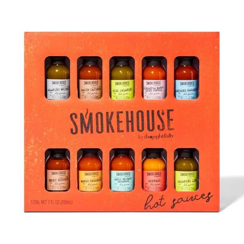 Smokehouse Hot Sauce Sampler, Set of 10