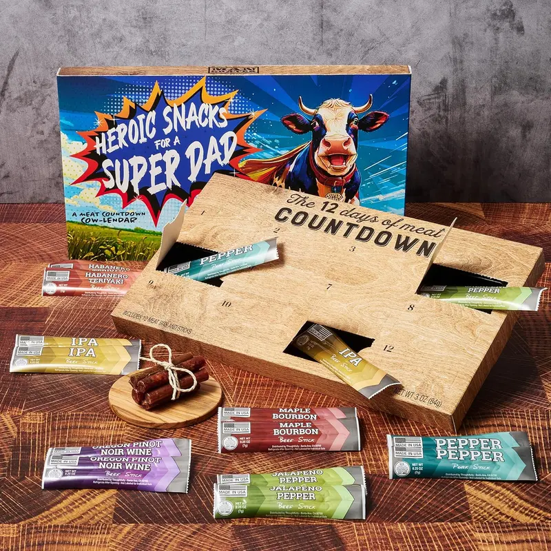 Dad 12 Day Jerky Advent Calendar
