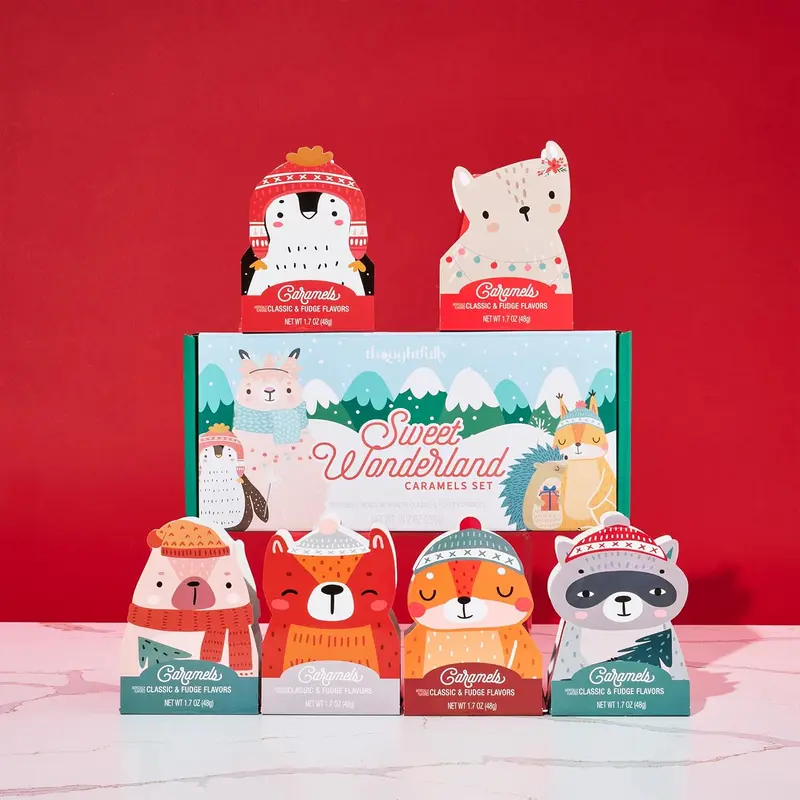 Holiday Character Caramel Candy Gift Set