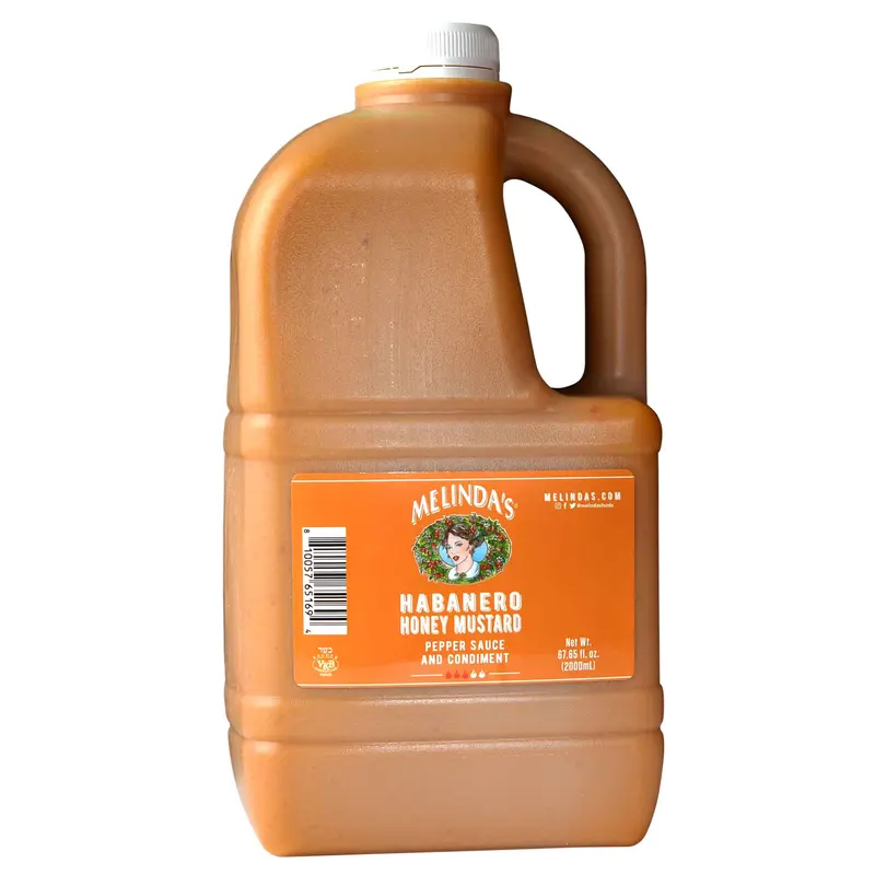Melinda's Habanero Honey Mustard Sauce Half Gallon