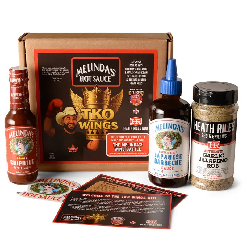 Melinda's TKO Wings Recipe Kit