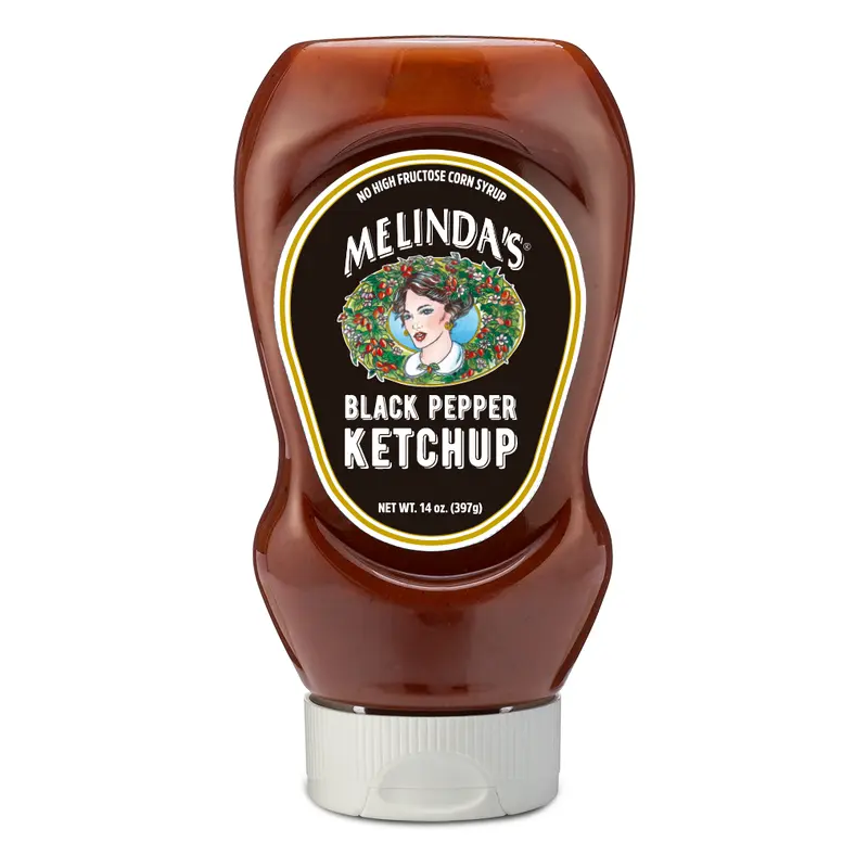 Melindas Black Pepper Ketchup (Squeeze)