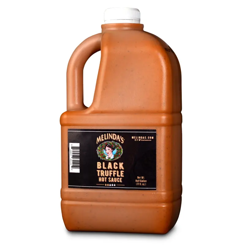 Melindas Black Truffle Hot Sauce Half Gallon