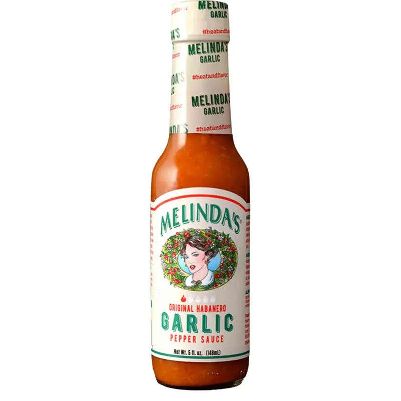 Melindas Garlic Habanero Hot Sauce 5oz