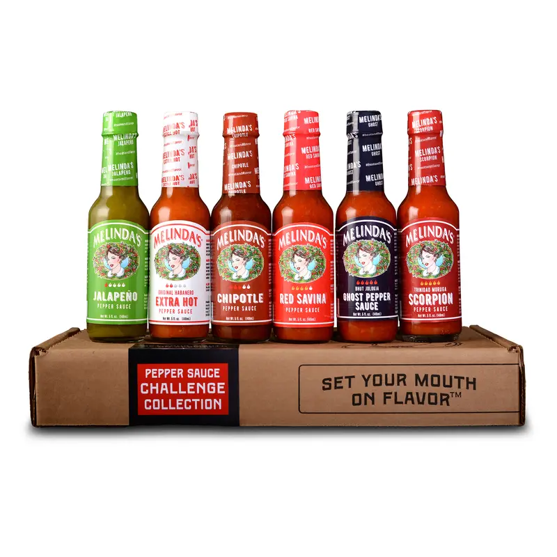 Melindas Pepper Sauce Challenge Collection  Are you Brave Enough?