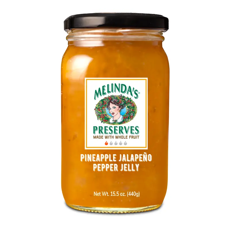Melindas Whole Fruit Preserves Pineapple Jalapeo Pepper Jelly