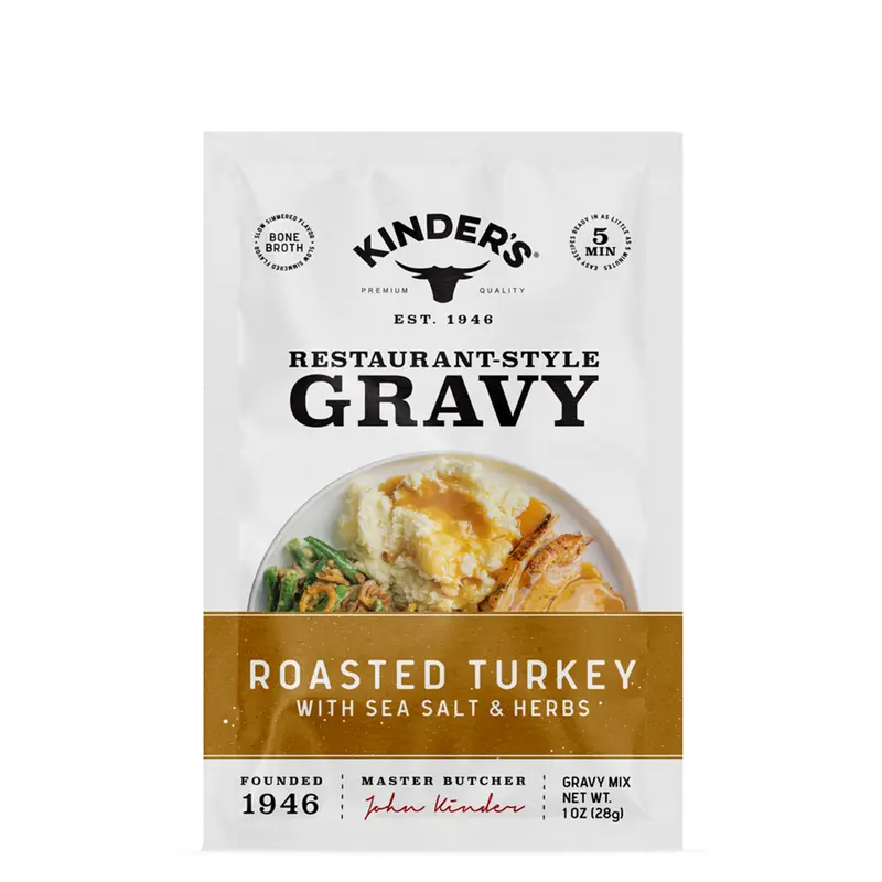 Roasted Turkey Bone Broth Gravy